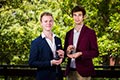 Alexander Leathem and Hayden Randall, both from Ipswich Grammar School - Distinguished Academic Achievers.