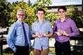 Lachlan Masek and Nicholas Sheppard, both attended Brisbane Grammar School - Distinguished Academic Achievers. Lachlan and Nicholas are pictured with Brisbane Grammar School Deputy Headmaster of Teaching and Learning, Steve Uscinski.