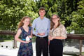 Gold Coast winners Emily Appleby, Marc Eksteen and Grace Kennett