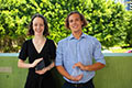 Sunshine Coast winners (L to R) Lucy Robertson, John Saxon